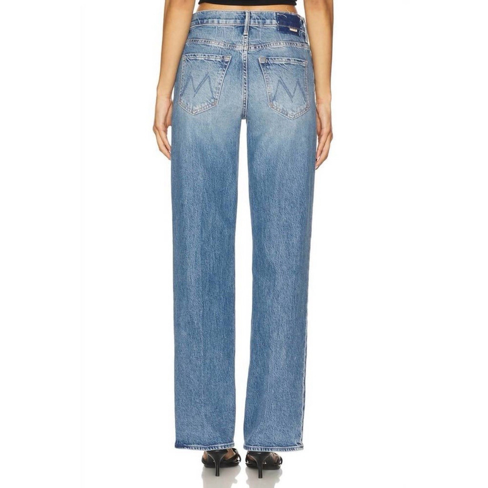 NWT Mother Jeans Mid Rise Tunnel Vision Sneak I’m A Winner Size 32 Straight Leg - Picture 3 of 14